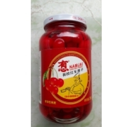 trái cherry đỏ ngâm ( có cuống )