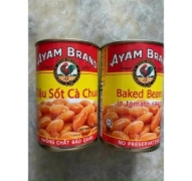đậu sốt cà chua hiệu ayam 茄汁焗豆鸡公牌