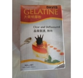 bột gelatine hiệu davis - bột rau câu ngoại 大衛明胶粉