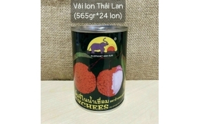 泰国糖水荔枝 vải ngâm nước đường hiệu con voi 
